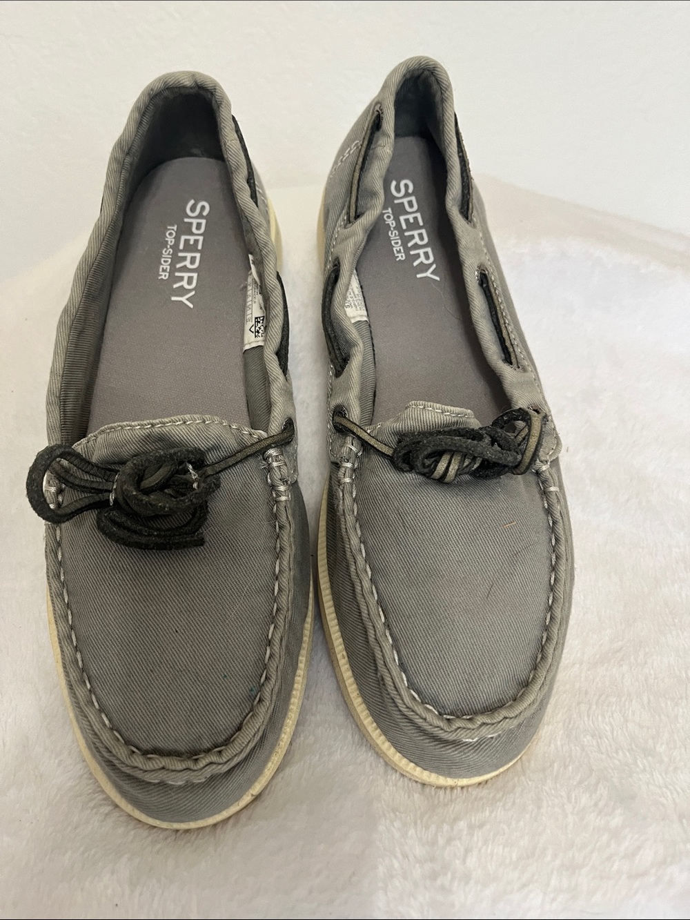 Sperry Women's Gray Canvas Shoes